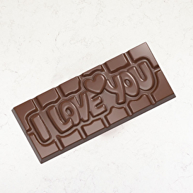 Alla hjärtans dag Kit I love you Chokladkaka Chokladogram