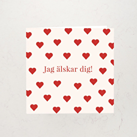 Finare kort - Jag älskar dig