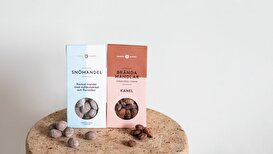 Mandelkit - Snömandel och Brända mandlar - Presenter - Chokladogram