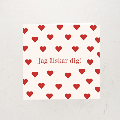 Finare kort - Jag älskar dig