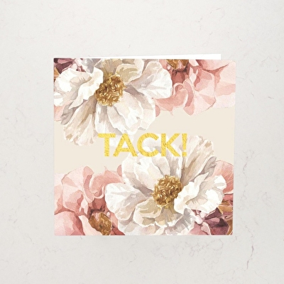 Kort Tack Chokladogram, card store